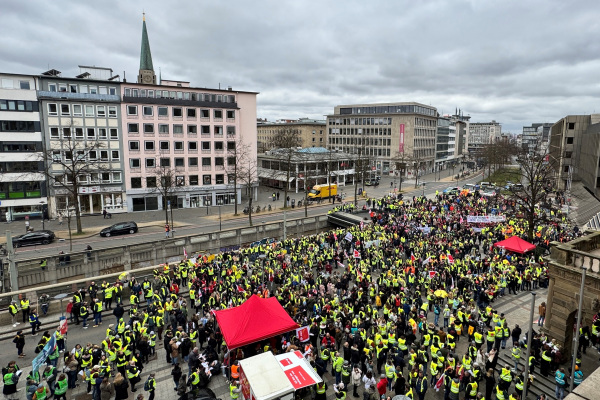 Warnstreik am Rathaus (12. März 2025)